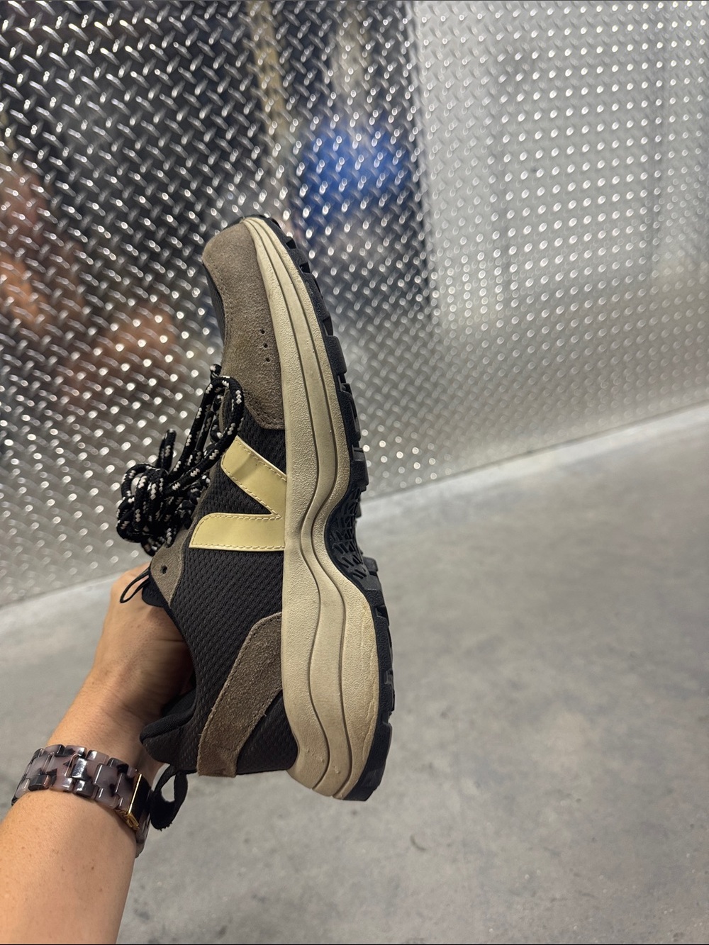 VEJA VENTURI SNEAKER Alveomesh sneakers in the Graphite Moonrock , 8.5 - Picture 3 of 6